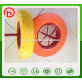 roda barata de espuma pu estilo 400-8 raios para carrinho de mão mercado da Arábia Saudita